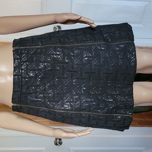 Xhilaration Metallic Mini Skirt